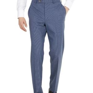 Lauren Ralph Lauren Blue Patterned Formal, Wedding ,bussinesTrousers